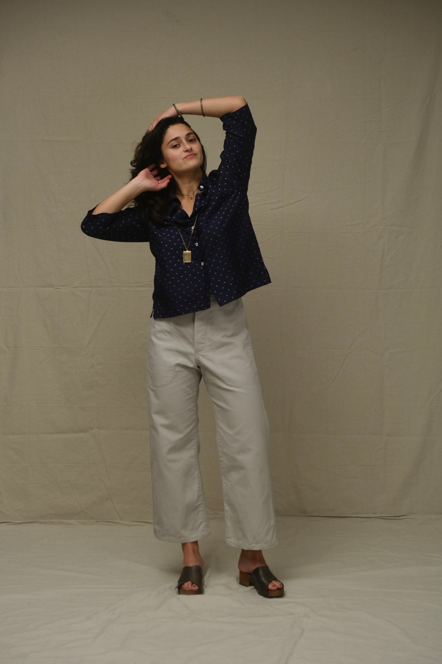 Sailor Pant Stone Organic Duck