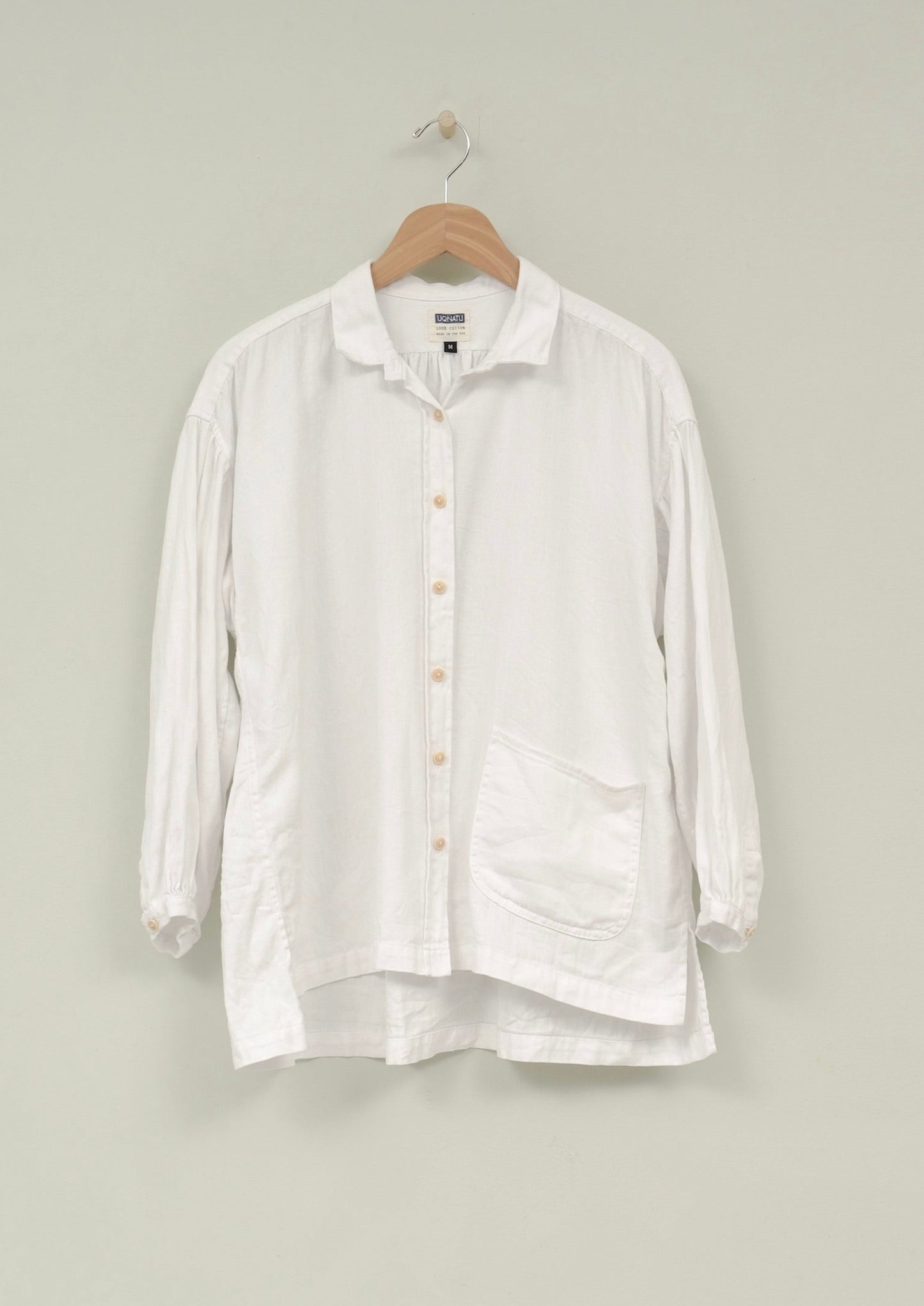 white twill smock