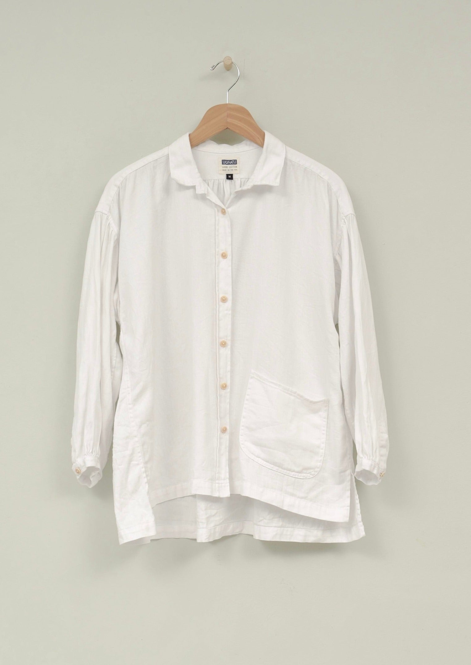white twill smock