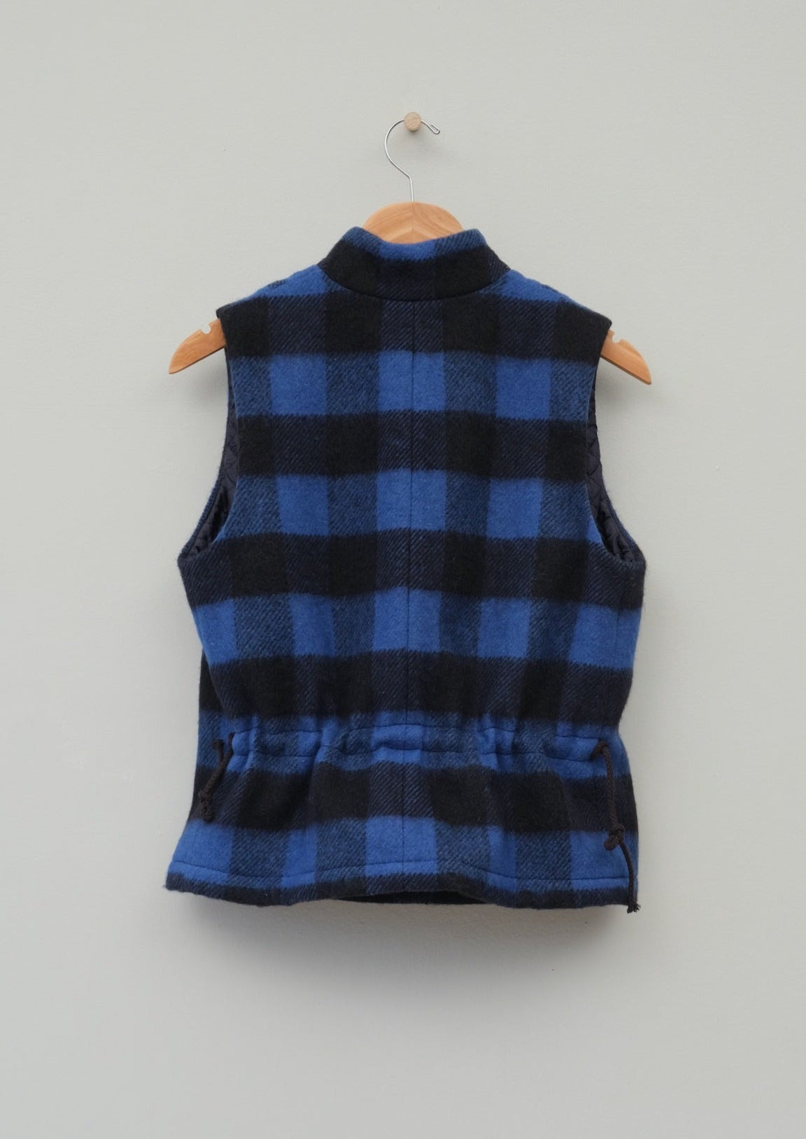 Buffalo Plaid Vest, Hanging Back