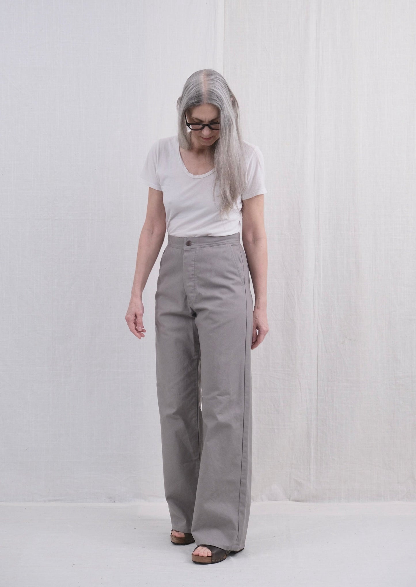 Long Sailor Pant Organic Duck FLINT