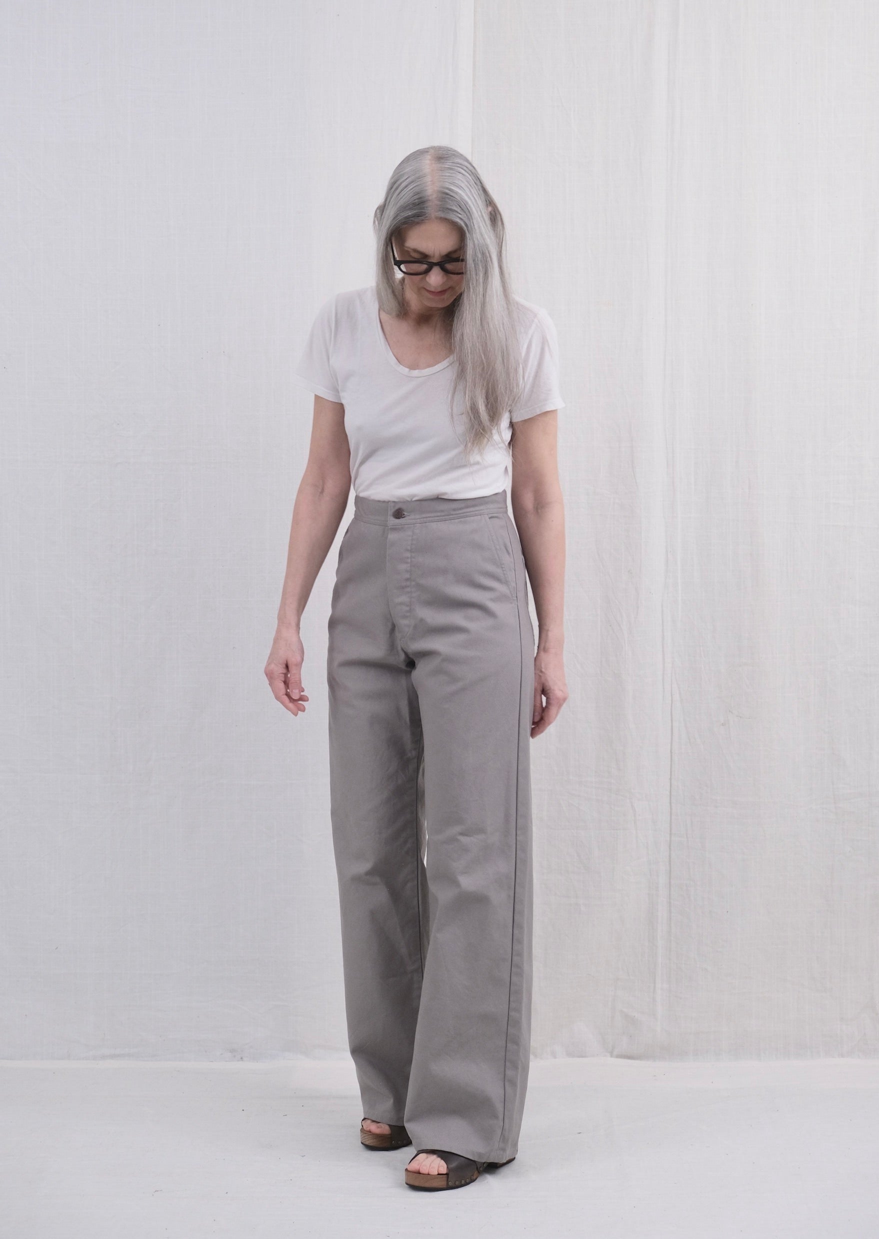 Long Sailor Pant Organic Duck FLINT