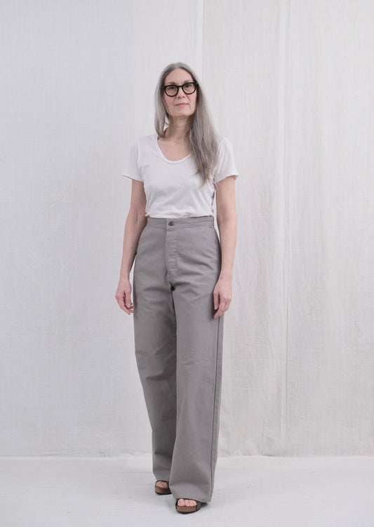 Long Sailor Pant Organic Duck FLINT