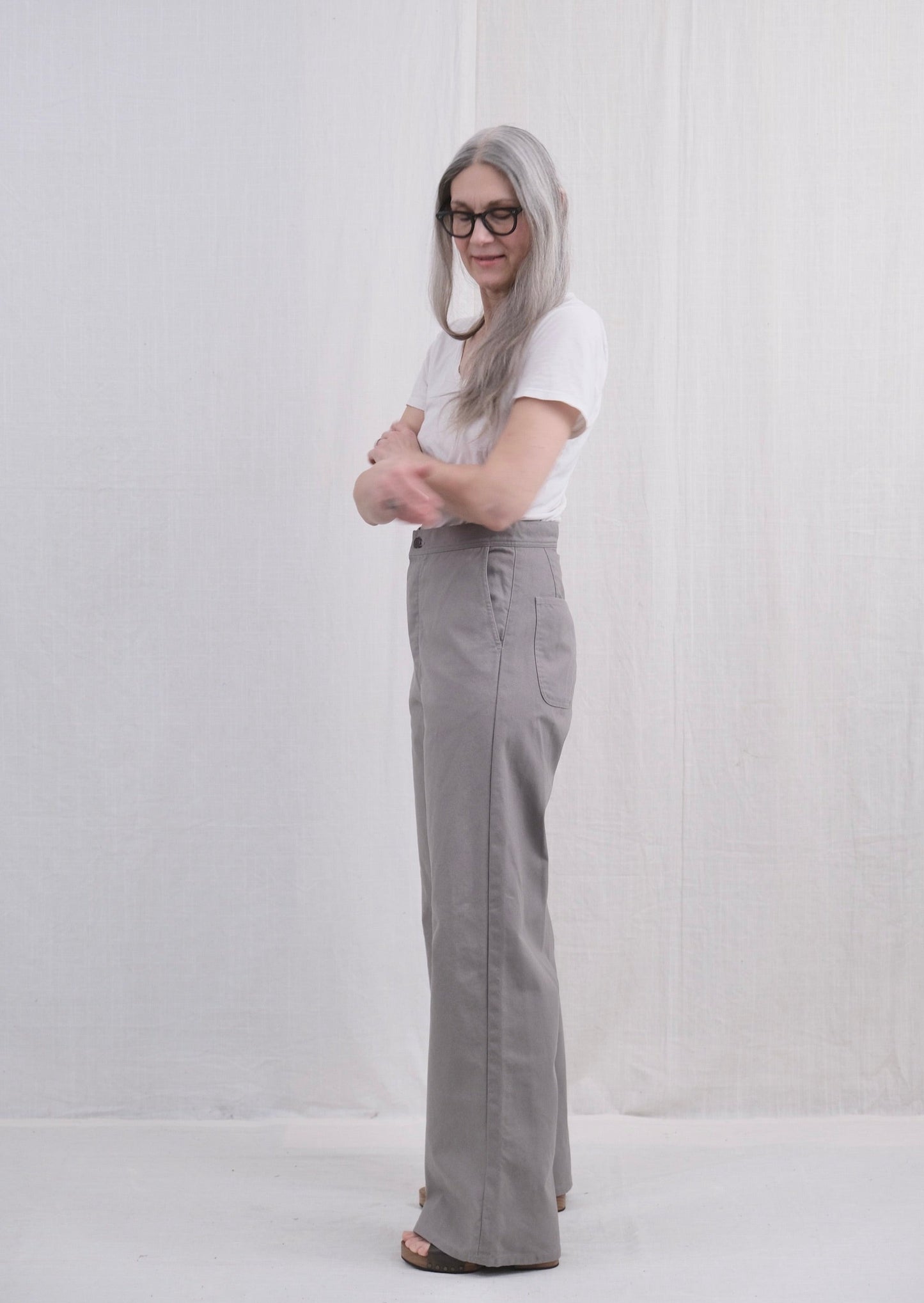 Long Sailor Pant Organic Duck FLINT