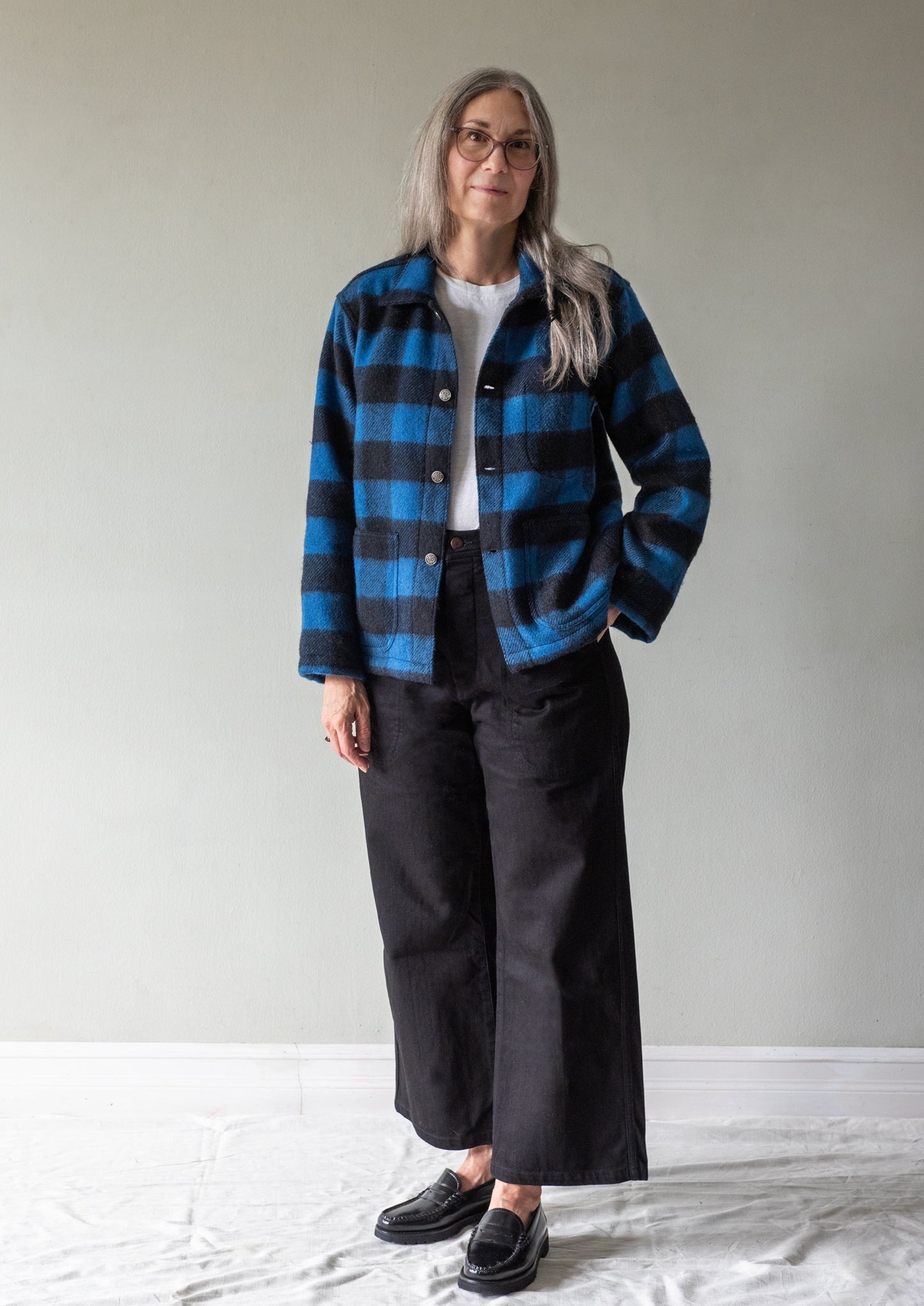 Blue Buffalo Plaid Rosie Jacket