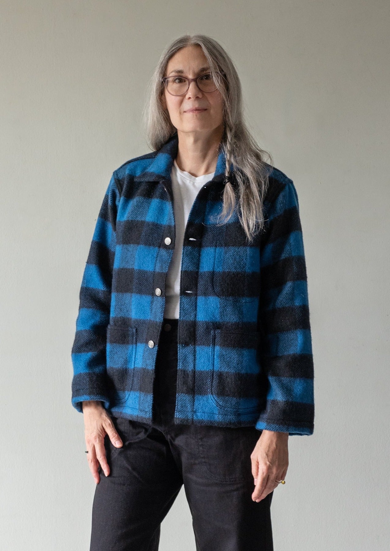 Blue Buffalo Plaid Rosie Jacket