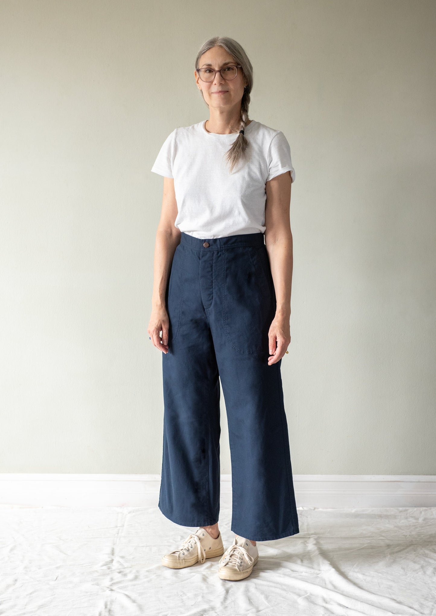 Navy Duck Sailor Pant
