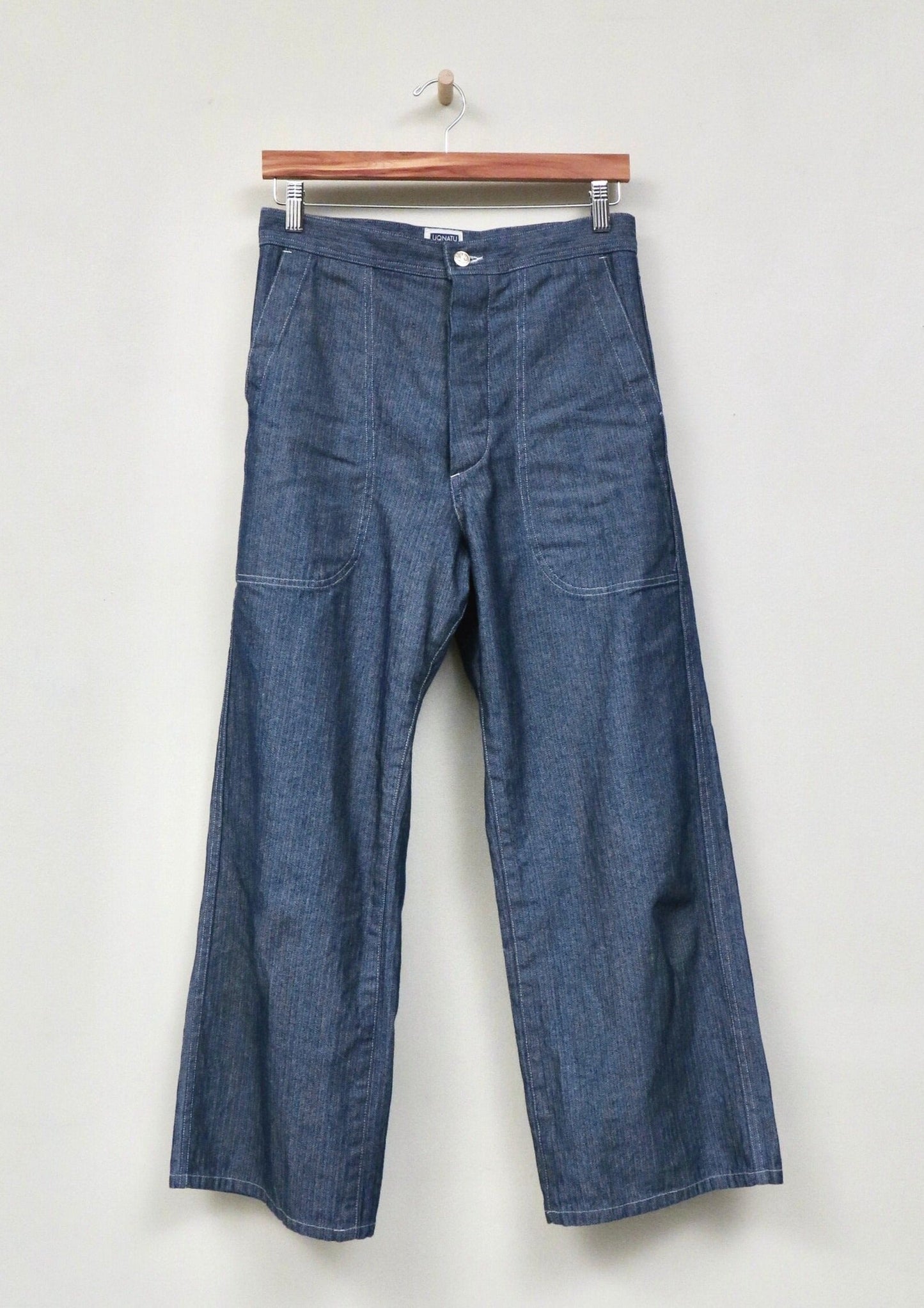 Sailor Pant Indigo Herringbone