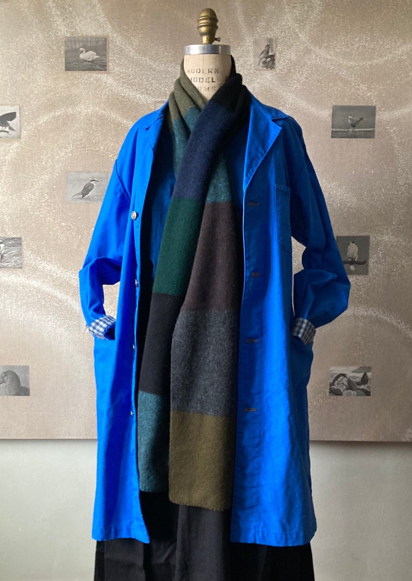scarf on dressform