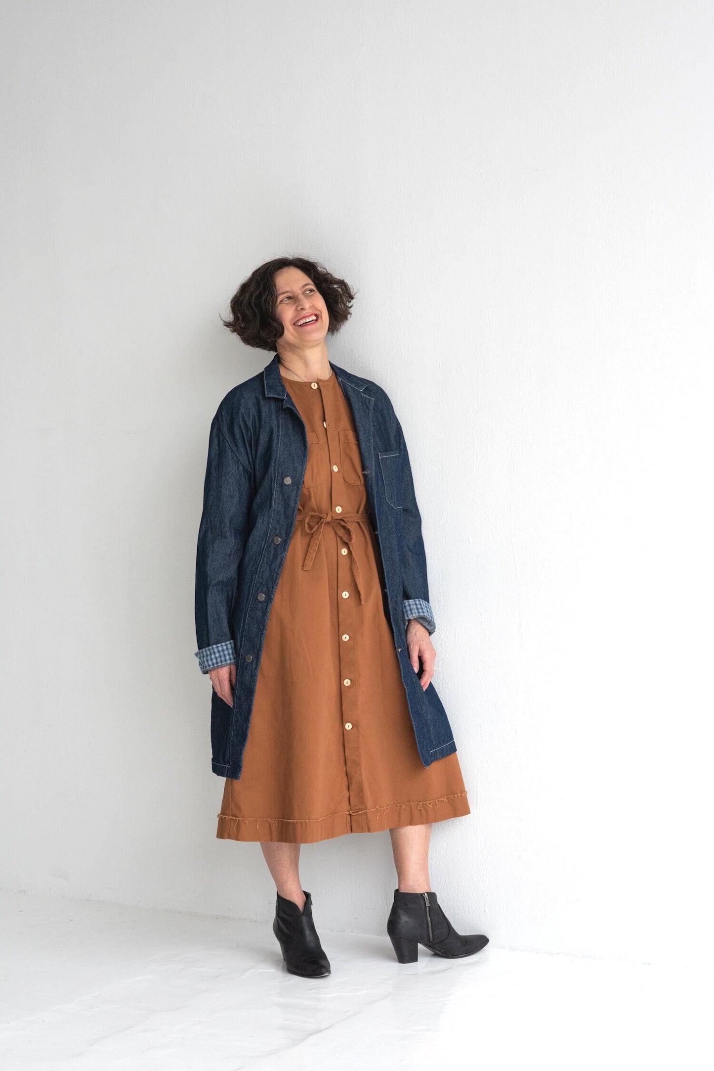 Denim Lab Coat