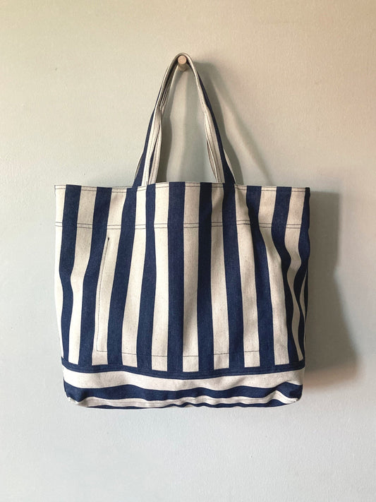 Tote Bag Awning Stripe
