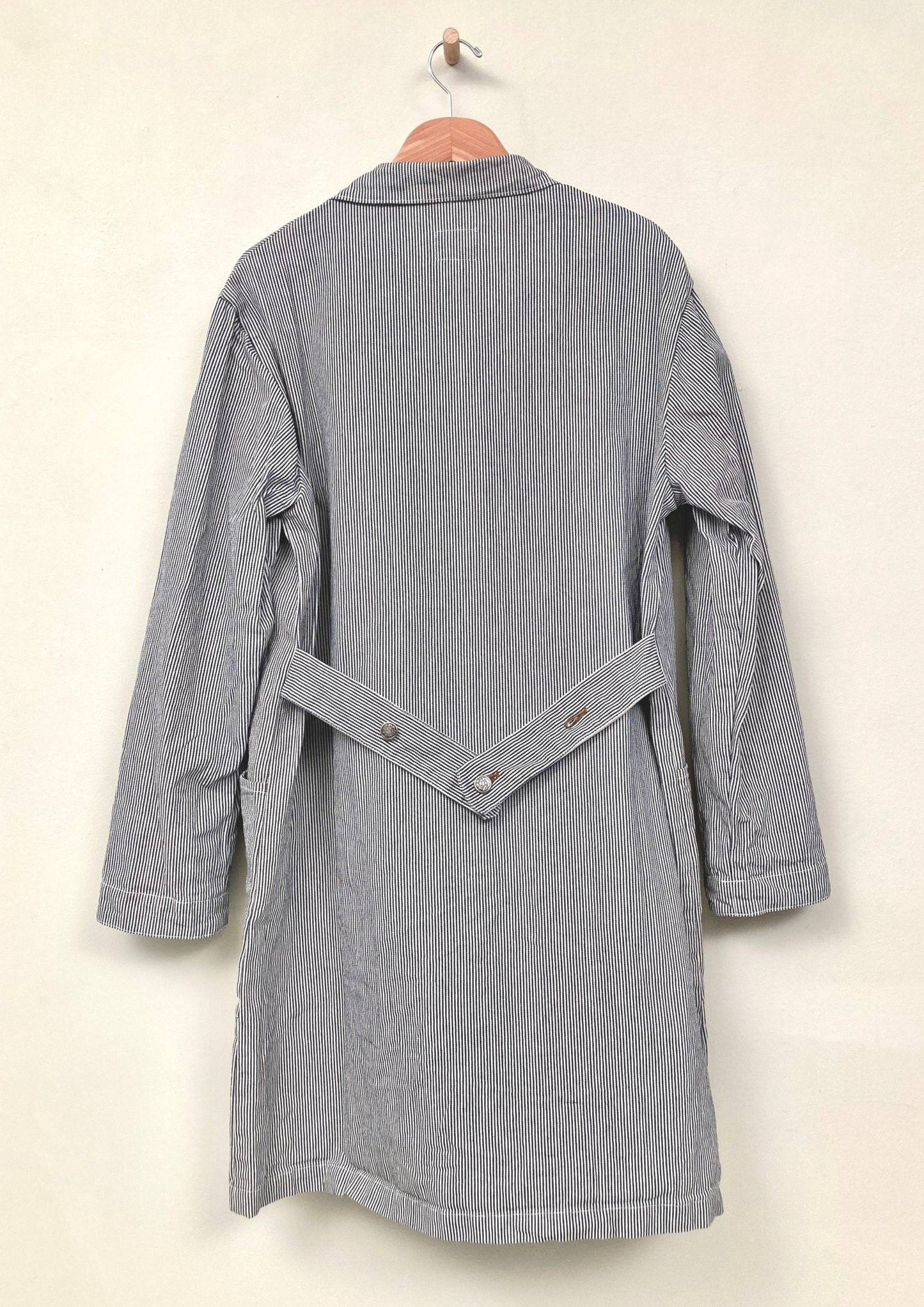 Stripe Denim Lab Coat