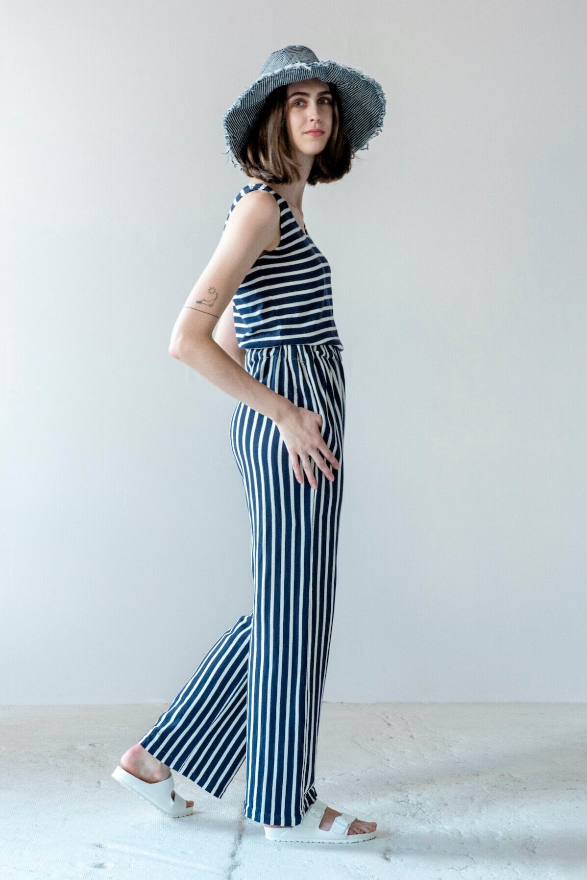 Sunhat Railroad Stripe