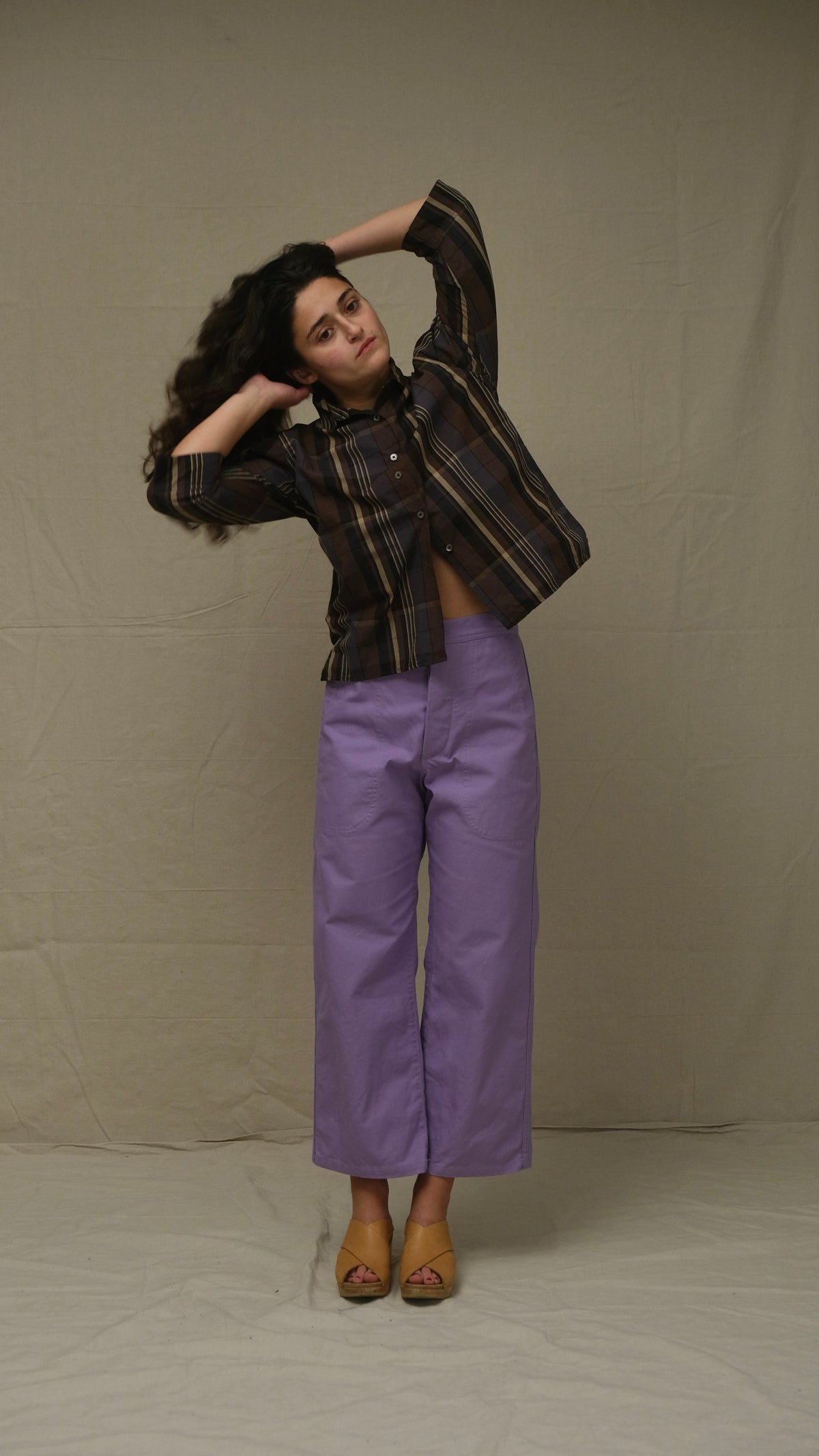 Sailor Pant Lavender Organic Duck – UQNATU