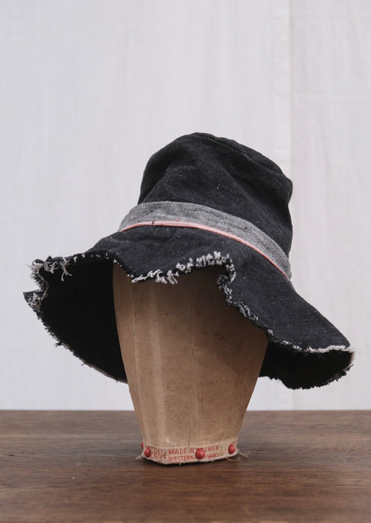 Black Khadi Bucket Hat