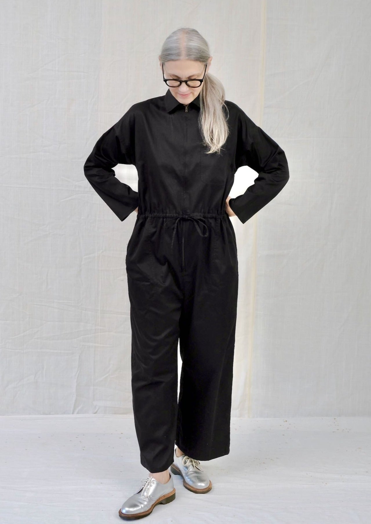Black WPA Coverall, front