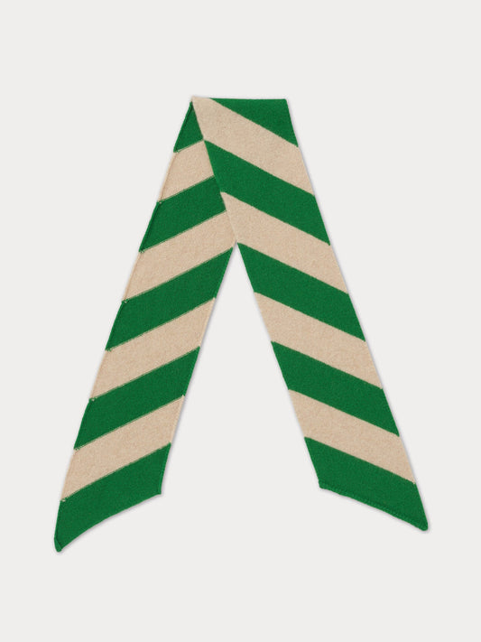 Small Diagonal Stripe Scarf