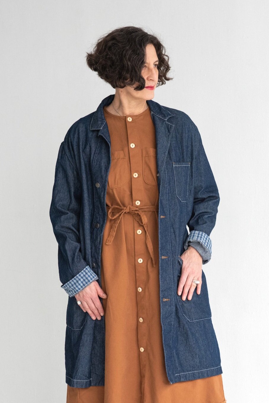 Denim coat