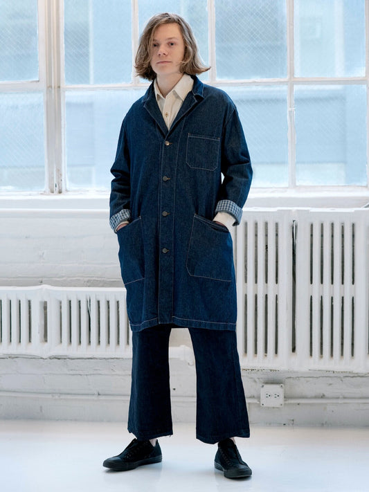 Denim Lab Coat